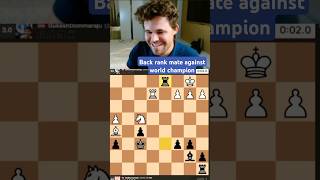 Magnus Delivered A Backrank Checkmate To Gukesh Battle Of Goat And World Champion