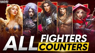 HOW TO COUNTER ALL 24 FIGHTERS IN MLBB