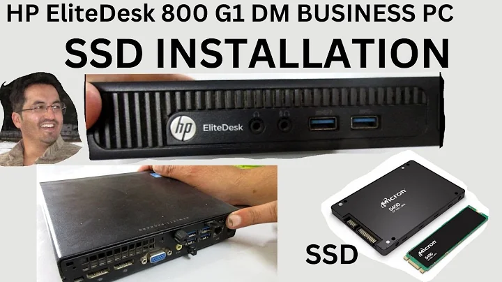 HP EliteDesk 800 G1 DM Business PC SSD Installation