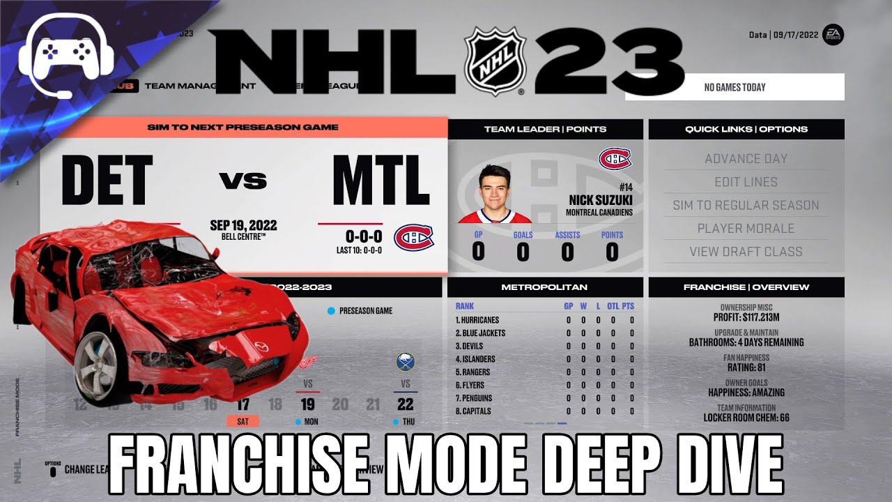 NHL 23 Franchise Mode Beginner's Guide to building your dynasty