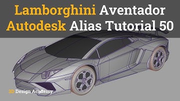 Autodesk Alias Tutorials – Lamborghini Aventador Part 50