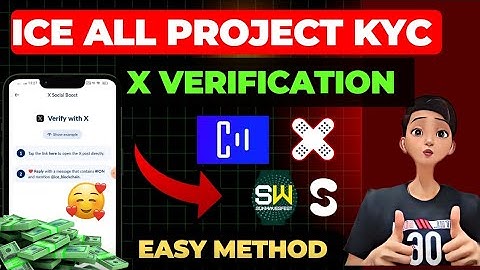 ICE Network All Projects Kyc Kaise Kare || Ice X Verification | New Reply #ION @ice_blockchain