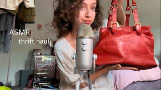 ASMR Thrift and Beauty Haul | soft spoken | close whispers | over-explaining screenshot 4