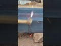 I beam gas cutting work