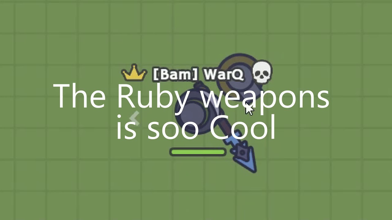 MooMoo.io Big Update new Ruby Weapons + Telaporter I ve Got Ruby CrossBow