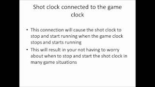 Operating a shot clock