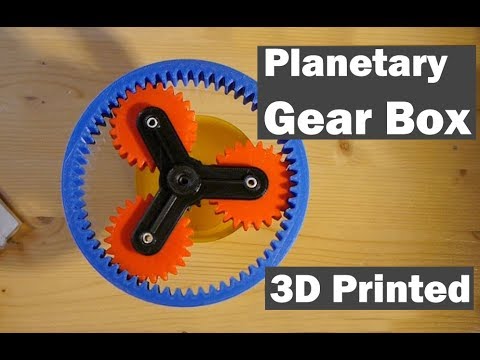 beslutte motivet Suri 3D Printed Planetary Gear Box | self-design with NX 7.5 | - YouTube