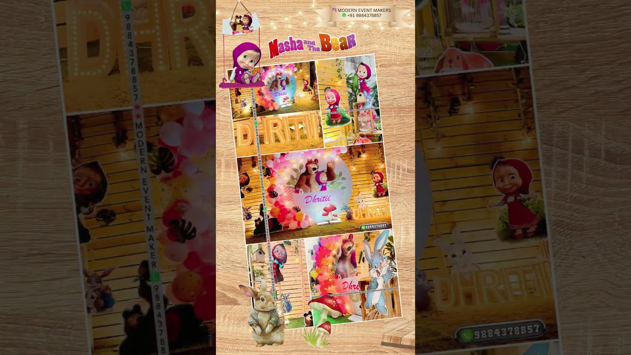 Masha&TheBear _ From_Modern_Event_Maker.Com_PH_9884378857. 4K HD