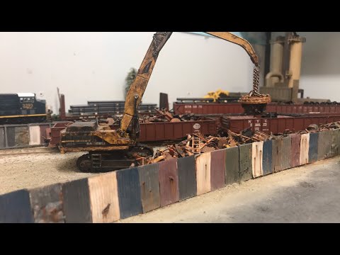 railroad advance warning sign Corrugated Fence Build Part 1