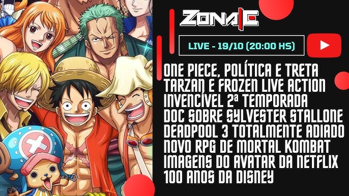 LIVE 🔴 One Piece, Deadpool, Mortal Kombat, Marvel, Disney, Netflix,  Invencível, Hulk 