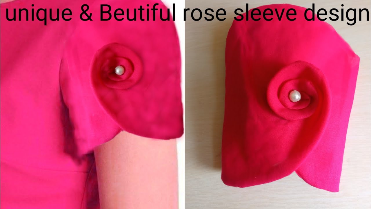 Unique & Beutiful Rose Sleeve design latest sleeve design astin ki