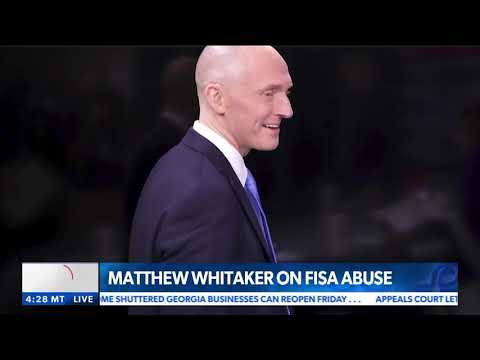 FISA Abuse and the Mueller Report w Matthew Whitaker - Spicer&Co, 4.20.20