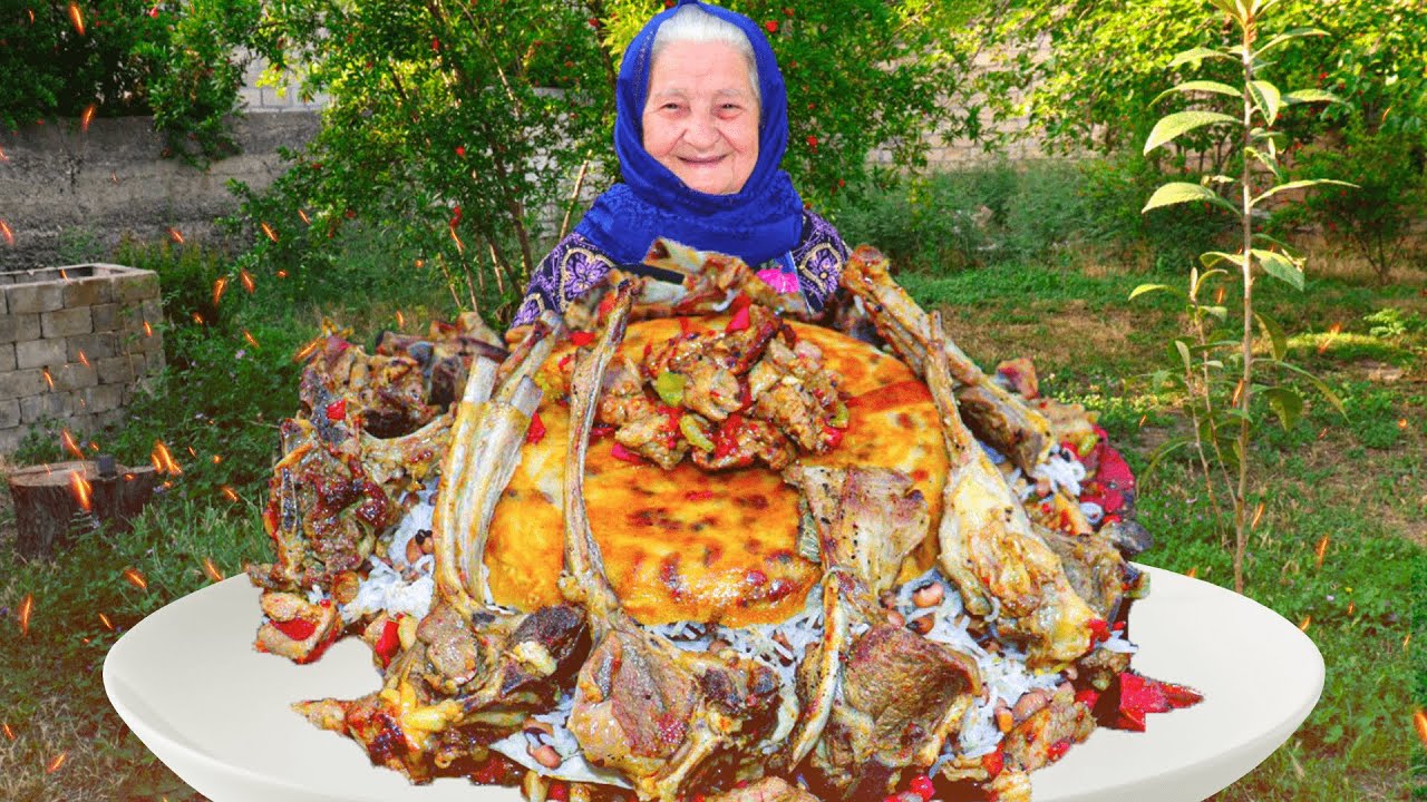 Nənəmin bağında Sacda QUZU ətindən paxlalı PLOV bişirdik????Ləzzətinə doya bilmədik????
