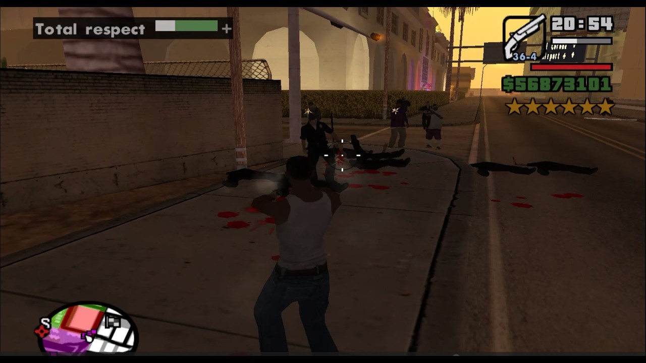 GTA San Andreas (with cheat codes) Taking Back the Hood with 5 STAR Wanted Level 🔥 PART 93