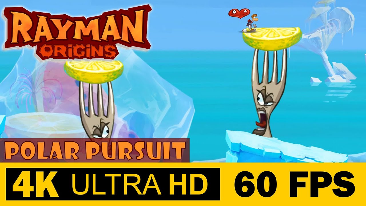 Полярное Преследование | Rayman Origins | Прохождение, Геймплей, Без комментариев, 4K
