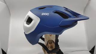 POC - Axion SPIN - Farbe: lead blue matt - 360° - powered by helmheld.de