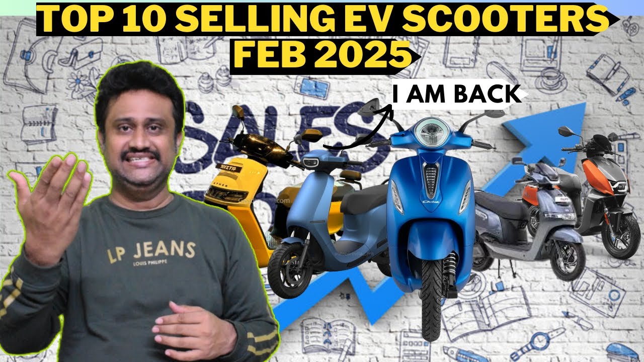 Top 10 Electric Scooters - EV Sales report In February 2025 - YouTube