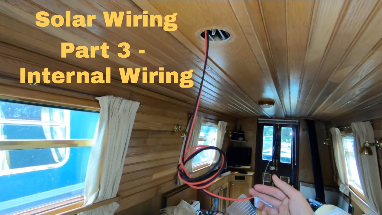3 - Internal Wiring solar panels to Victron - YouTube