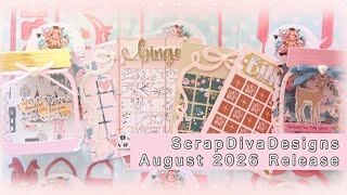 NEW!! SCRAPDIVADESIGNS | AUGUST 2026 RELEASE