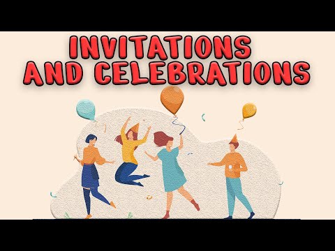 9.SINIF İNGİLİZCE 9.ÜNİTE KONU ANLATIMI VE KELİMELERİ | INVITATIONS AND CELEBRATIONS