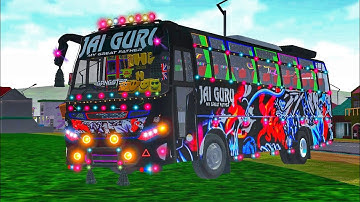 REALISTIC CABIN || JAI GURU VEGA + BMR BUS MOD || RELEASED FOR BUSSID|| DOWNLOAD MOD