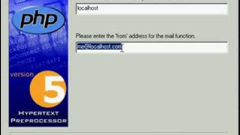 Installation PHP5 for windows