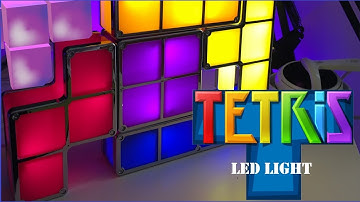 TETRIS LED LAMP Unboxing and Review SWE/ENG)