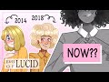 The Evolution of my OC: Lucid [SPEEDPAINT]