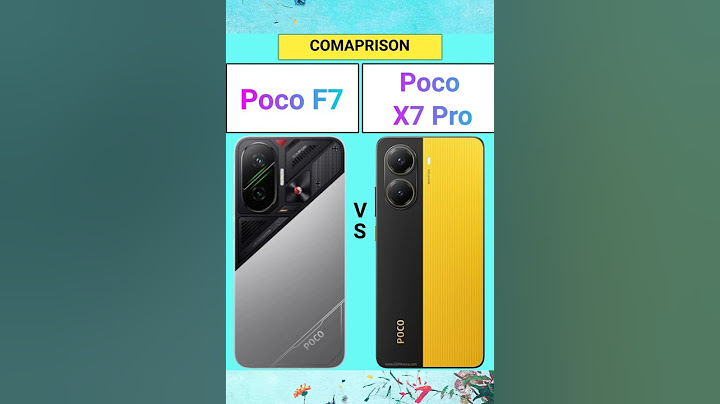 Poco F7 Vs Poco X7 Pro
