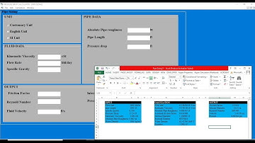 Testing the Pipe Sizing Calculator & Compare results with PTC MathCAD Prime 6.0 and MS Excel Part 2