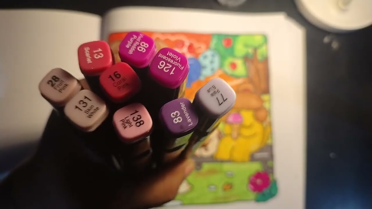 Doodle Mochi Jar| colour with me⭐| finding peace in Chaos ✨