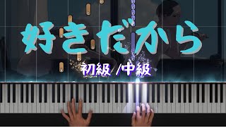 ユイカ Yuika - 好きだから Sukidakara | ピアノ Piano | 初級 Easy