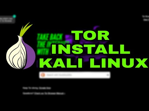 How to install Tor  |Kali Linux|