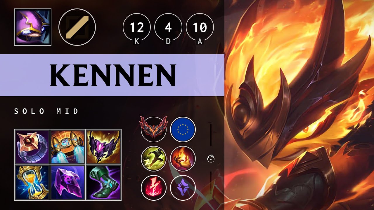 Kennen Mid vs Katarina - EUW Grandmaster Patch 25.17