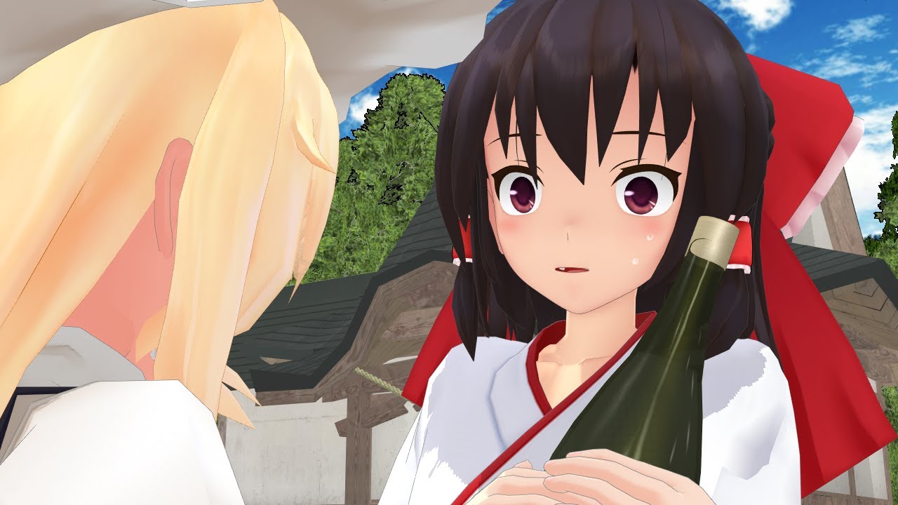 #29 [Touhou MMD Kamishibai] Брак Рейму