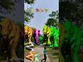 Big dinosaur chase T-rex chasingpart -1520#shorts #dinosaur#youtube#dinosaurs #superman#ddininner🐯🦣🦖
