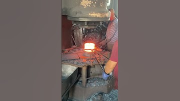 Inside the factory Extreme Heat! Bearing Forging Workers in Action #process #machine #forging #iron