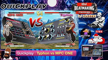 AKAI MPC ONE - #299 Quickplay: DREADBOX TYPHON VS AKAI MPC ONE sounds #DJ_SharpMC_LIVE,#MPC_ONE,#MPC