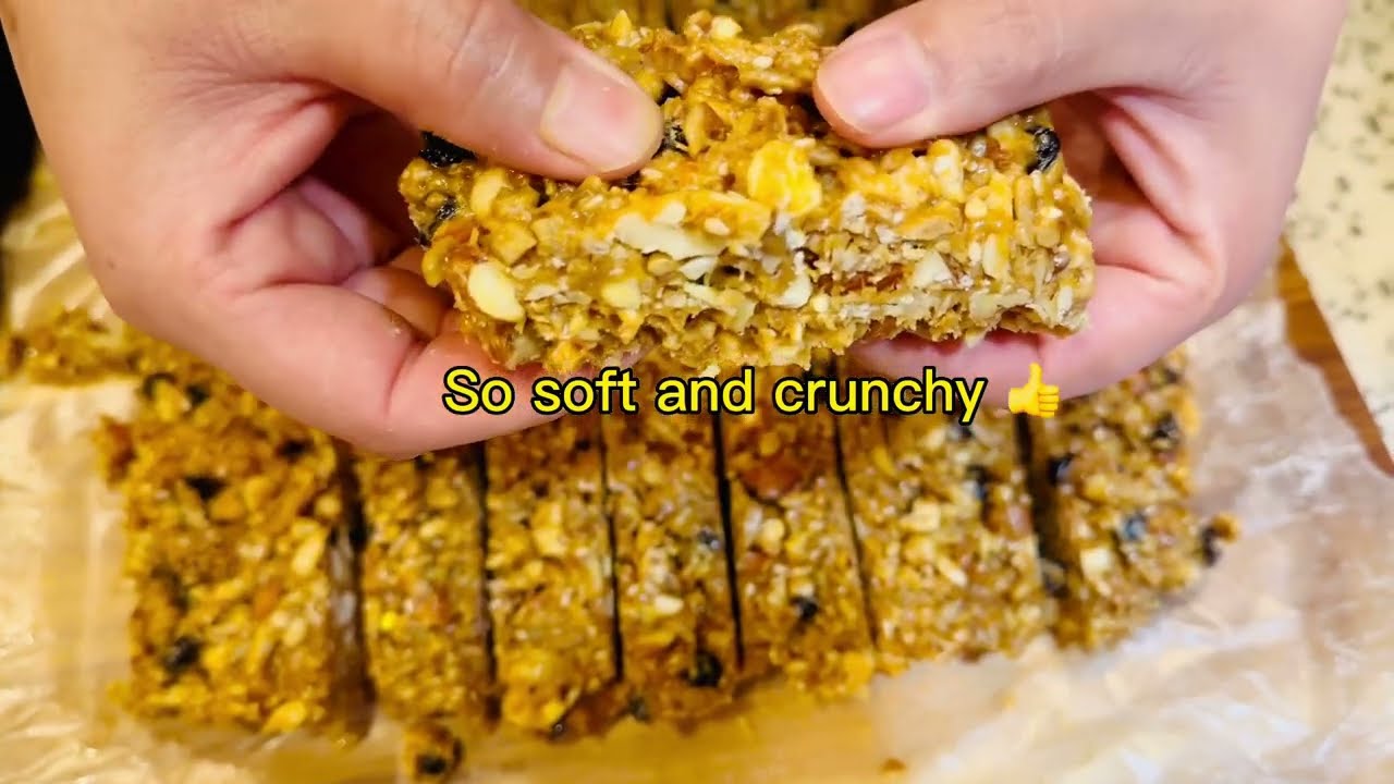 Granola bar recipe healthy protein bar recipe by kamal YouTube