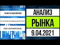 Анализ рынка 9.04.2021 / Рынки на максимумах, отчет АФК Система