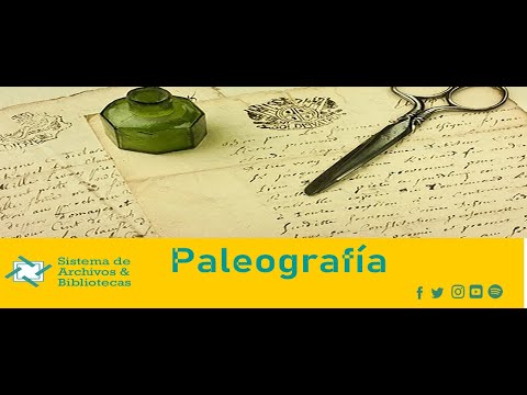 Video: ¿Qué se entiende por paleógrafo?