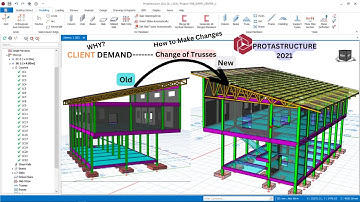 How to Change Steel Roof Trusses Pattern in Protastructure 2021