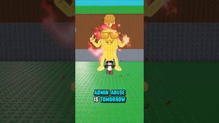 ADMIN ABUSE IS TOMORROW! #stealabrainrot #roblox #adminabuse #shorts