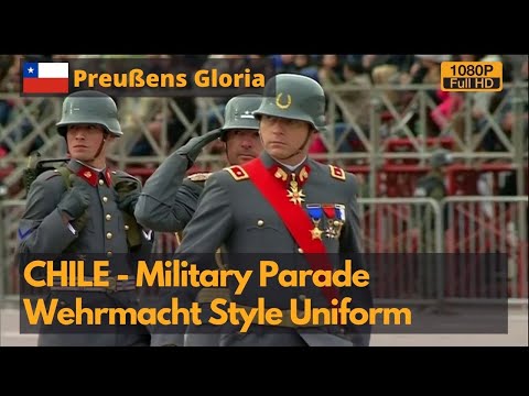 Chile Militärparade - Einheitliche Zusammenstellung im Wehrmachtsstil - Gran Parada Militar de Chile