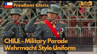 Şili askeri geçit töreni - Wehrmacht tarzı üniforma derleme-Gran Parada askeri de Şili (Full HD) Resimi