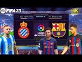 #Laliga Full Match [ FC Barcelona vs RCD Espanyol ] FIFA 23