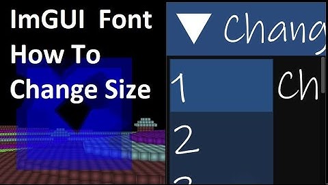 OpenGL   ImGui Font Size Load Font from file   Space Trader Game Dev Log Ep 47