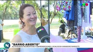 Se llevó a cabo una nueva edición de Barrio Abierto en Varadero Sarsotti