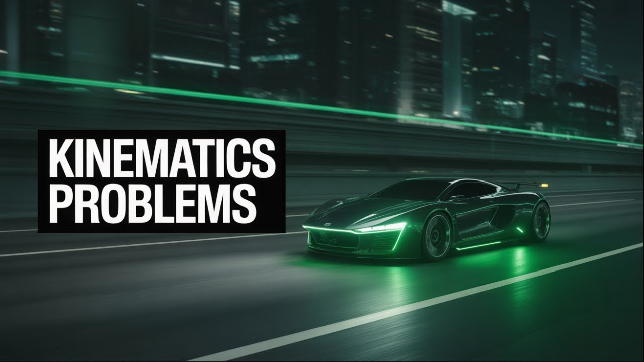Solving Kinematics Problems | Step-by-Step Physics Guide (Grade 11, 12 ...