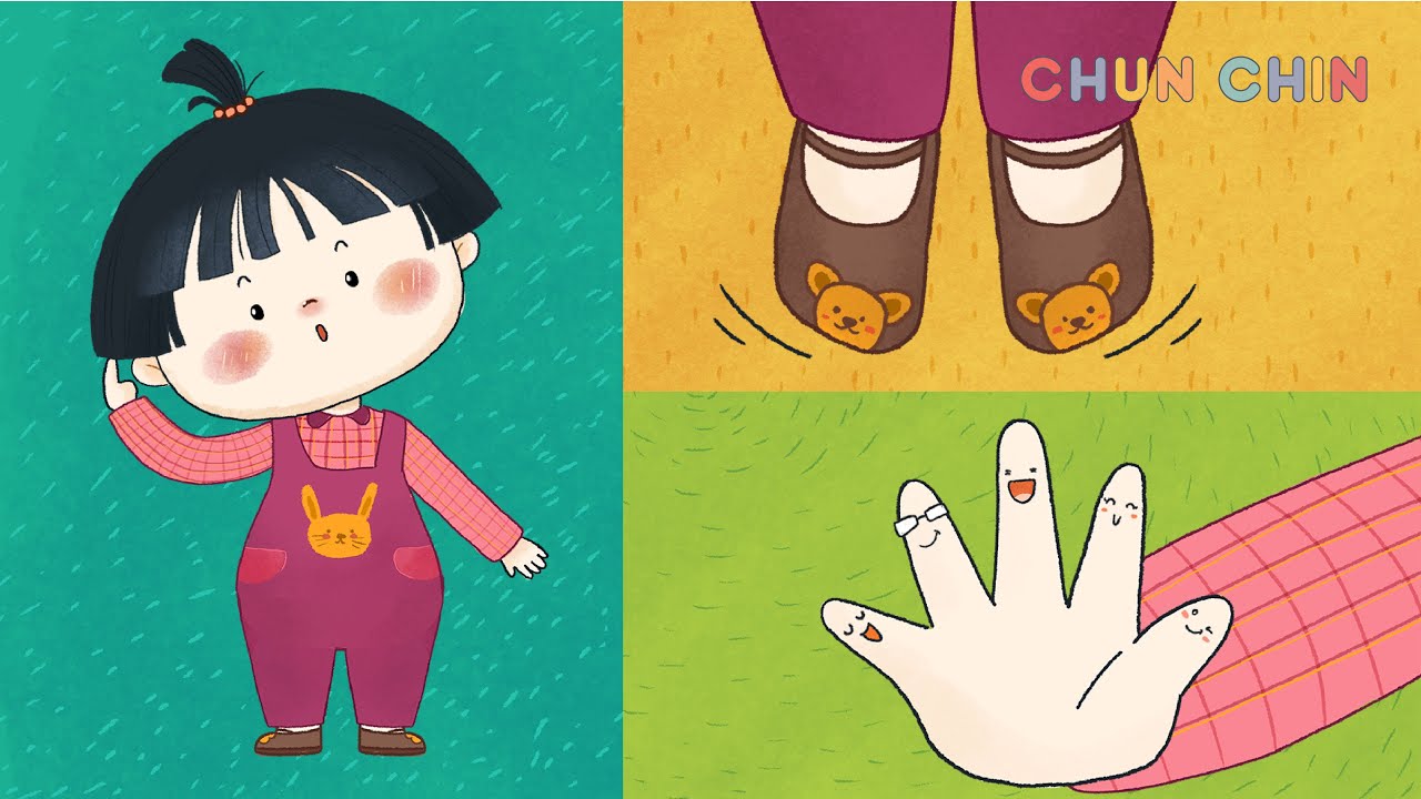 Xem đôi tai này, xem mái tóc này | Chun Chin | Nhạc thiếu nhi vui nhộn